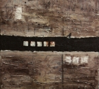 Du désert aux traces du passé - Technique mixte sur toile - 130x97 - 1993.jpg