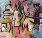 Entre elle et moi -  Acrylique sur toile - 92x65 - 1990.jpg