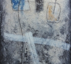 Equilibre ou la fragilité des choses percues -  Technique Mixte Sur Toile - 130x89 - 1995.jpg