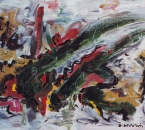 Le coq fou - Huile sur toile - 55x38 - Non daté - Collection particulière.jpg