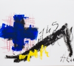 Sans titre - Huile et crayon sur papier 284 - 41x33 cm - 2010-2019.jpg