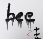 Sans titre - Serie Bees - Acrylique, huile et crayon sur papier - 262 - 35x35 - 2018.jpg