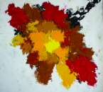 19 - Peinture No 281 - Série l'Itinéraire - Surgir - Hugues Dufourt - Acrylique et pigment sur toile - 100x100 - 2025.jpg