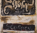Empreinte II - Scorpion - Technique mixte sur toile - 130x89 - 1993.jpg