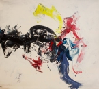 Sans titre - Acrylique sur toile - 195x155 - 1992 - Collection particulière