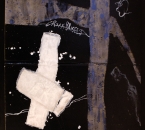 Croix brisées - Acrylique Et Collage Sur Carton contrecollé sur panneau bois - 146x117 - 2000.jpg