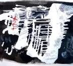 SANS TITRE - ACRYLIQUE SUR PAPIER CHIFFON  39 - 76x56 - 2009.jpg