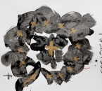 Sans Titre - Acrylique, Huile et Crayon Sur Papier 62 - 50x65 - 5-2011.jpg