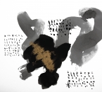 Sans Titre - Encre Et Huile sur Papier 56 - 24x32 - 04-2011.jpg