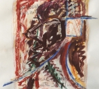 Sans titre 2 - Gouache et crayon de couleurs - D'après  Solitudes d'André Soum poète -1986.jpg