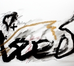 Sans titre - Encre, huile et crayon sur papier 113 - 76x56 - 2014.JPG