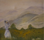 Jeune fille au chapeau (Patricia) - Huile sur toile - 55x38 -1984.jpg