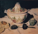 Nature morte à la soupière - Huile sur toile - Date inconnue.jpg