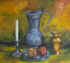 Nature morte au pot d'étain - Huile sur toile - 65x54 - Date inconnue.jpg