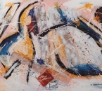 Composition - Technique mixte sur toile collée sur panneau bois - 130x89 - 1989 - Collection particulière.jpg