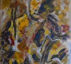 Le penseur ou L'homme à la cigarette - Huile sur toile - 65x81 - 1987.jpg