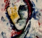 Le voyageur - Huile sur toile - 70x45 - 1989 - Collection particulière.JPG