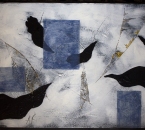 DIPTYQUE-BLANC-A-Acrylique-Et-Collage-Sur-Carton-contrecolle-sur-panneau-bois-84x115-1998