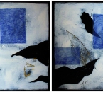 DIPTYQUE-BLANC-Acrylique-Et-Collage-Sur-Carton-contrecolle-sur-panneau-bois-84x230-1998