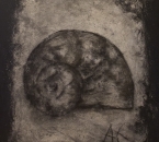 Escargot I - technique mixte sur toile - 100x81 - 1997.jpg