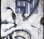 Sans-titre-Acrylique-et-collage-sur-carton-contrecolle-sur-panneau-bois-93x68-1998