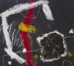 Peinture No 172 -  Acrylique, pigments, terre, paille sur toile - 100x100 - 2019.jpg